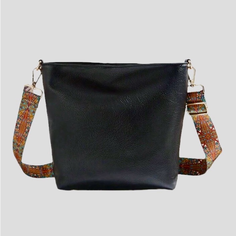 NWT-Retro Bucket Crossbody Hobo Bag - Picture 3 of 4